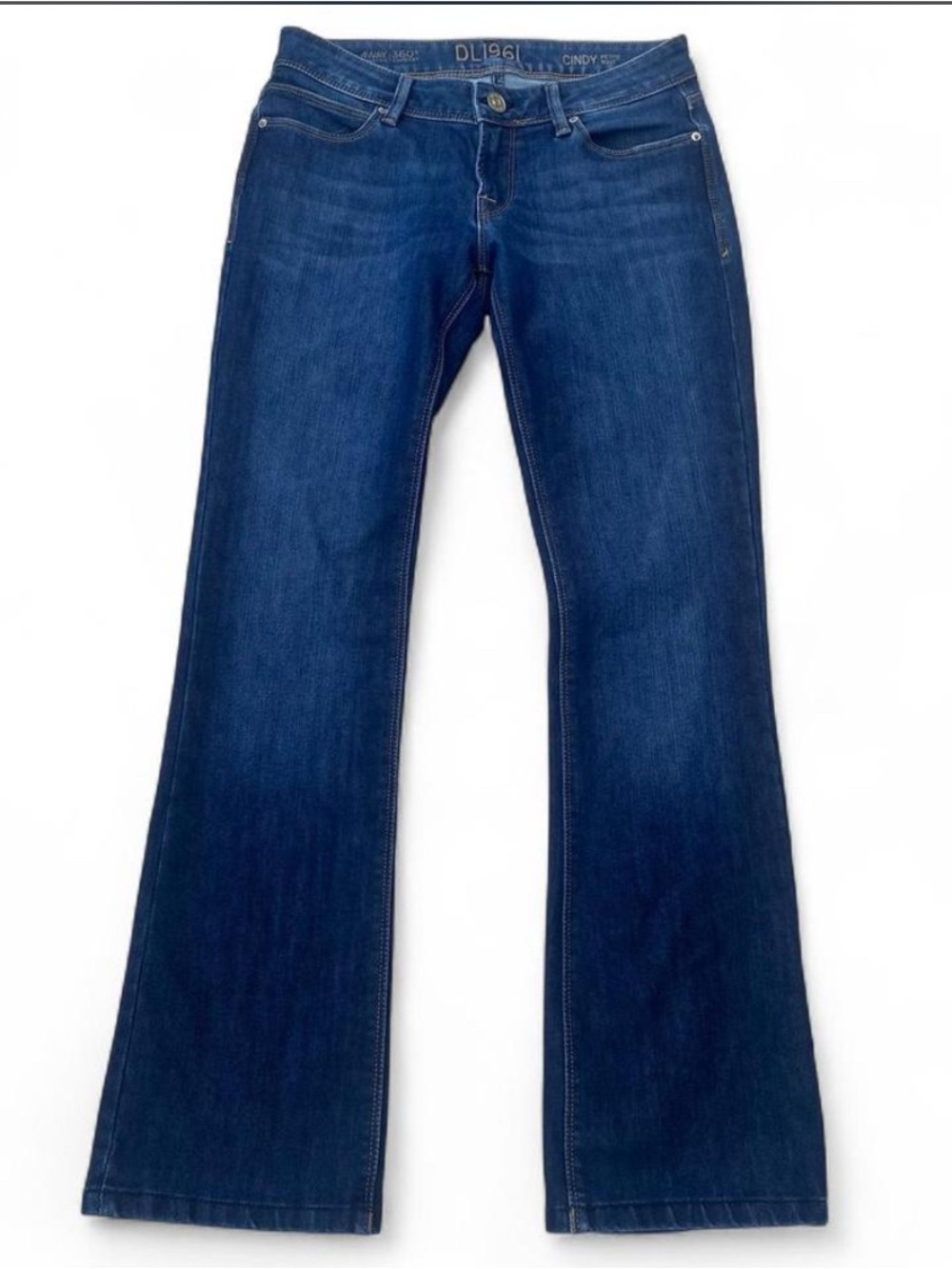 DL1961 Cindy Petite Boot Cut Jeans | 4-Way Stretch | Size 10 (Estimated)